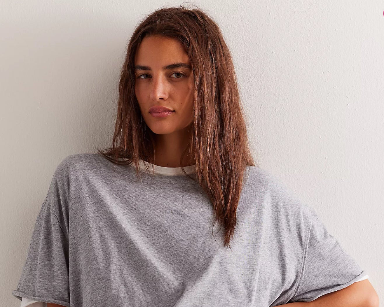 Nina Tee (Heather Grey) - Free People
