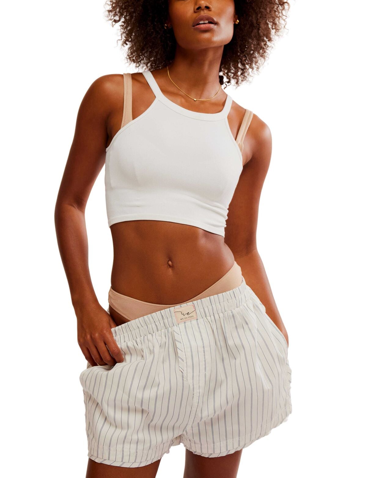 We The Free Day To Day Striped Boxers - Free People