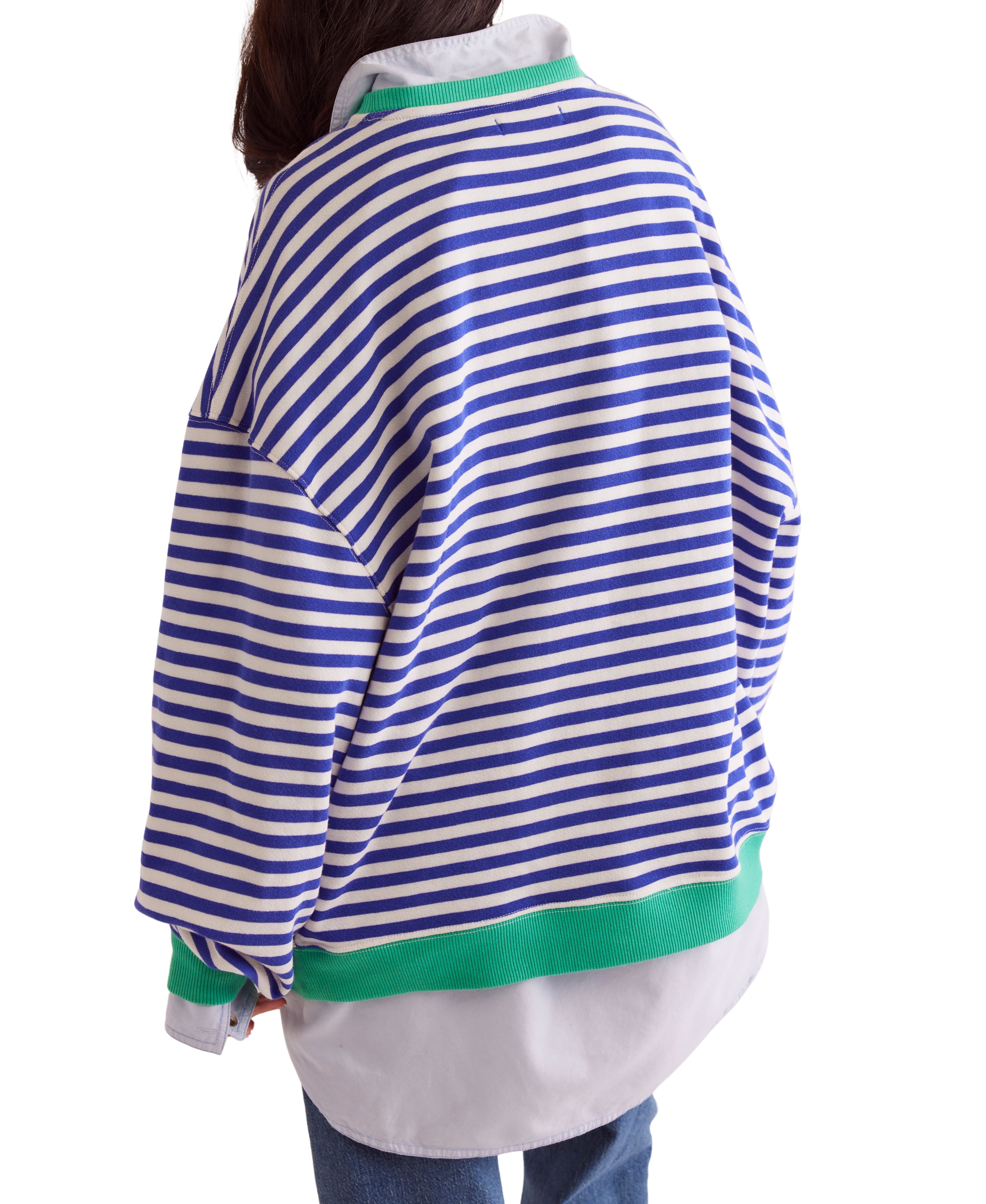 Classic Striped Crew (Sand Dollar Combo) - Free People
