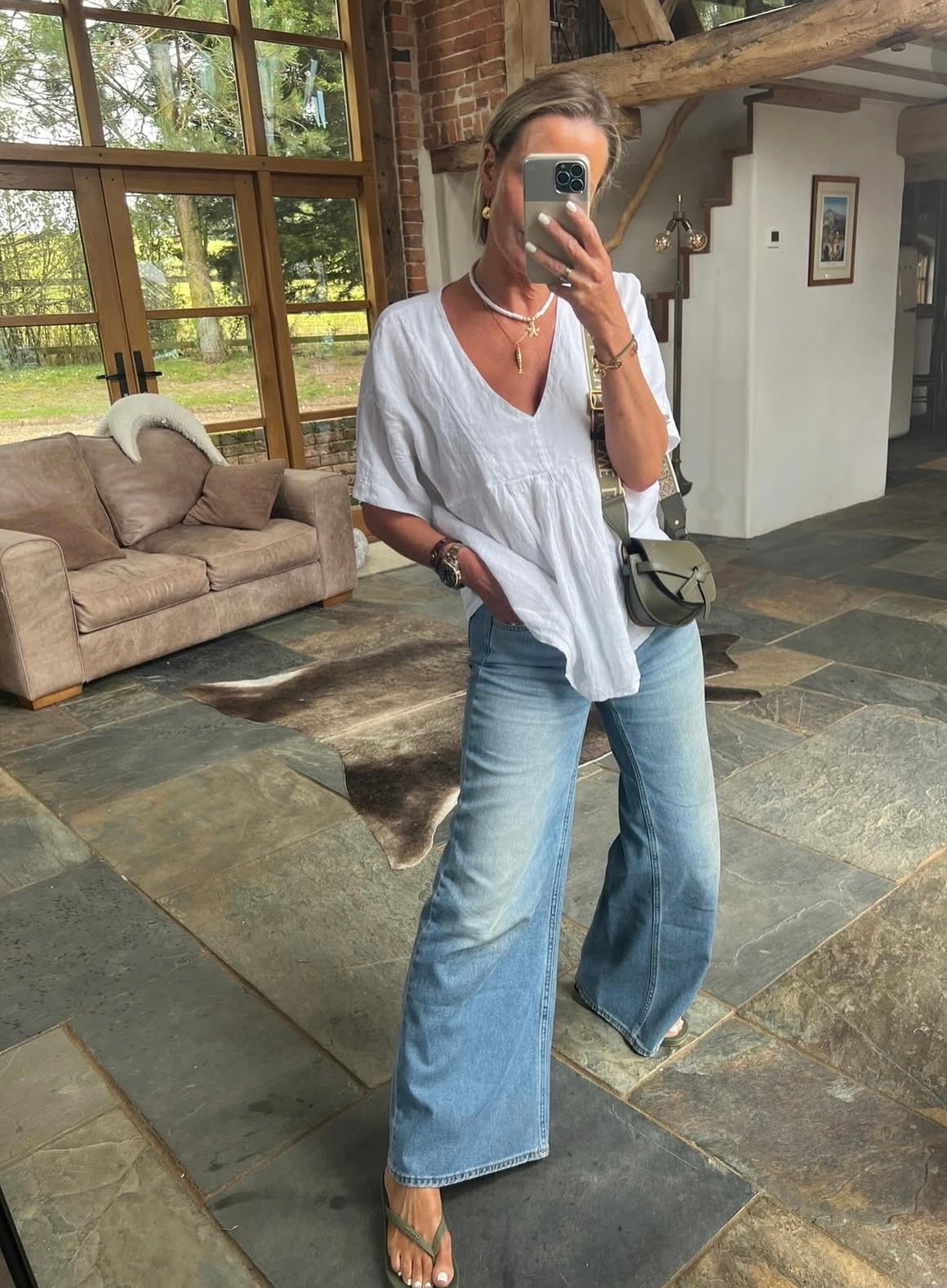 Penelope Linen Blouse