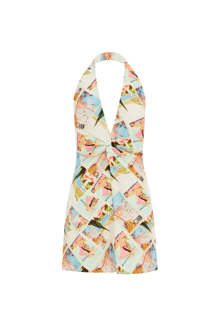 Holly Mini Dress - Vacay Aqua - Runaway the Label
