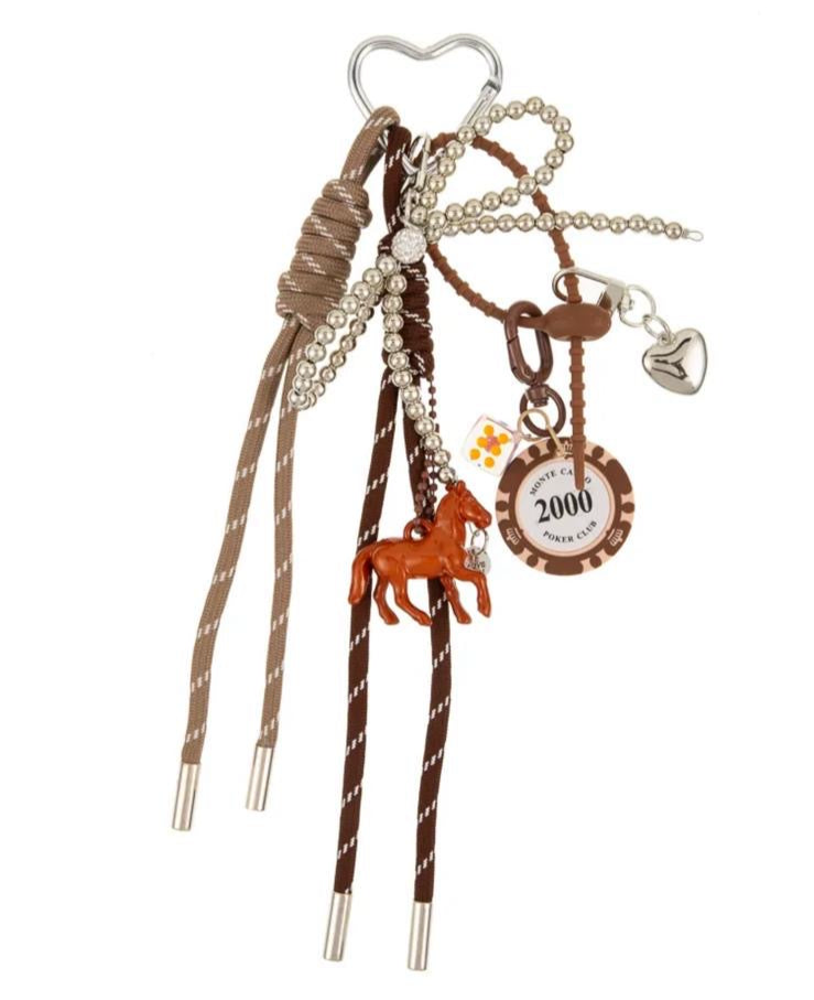 Bag Charm by Alex Max - Brown