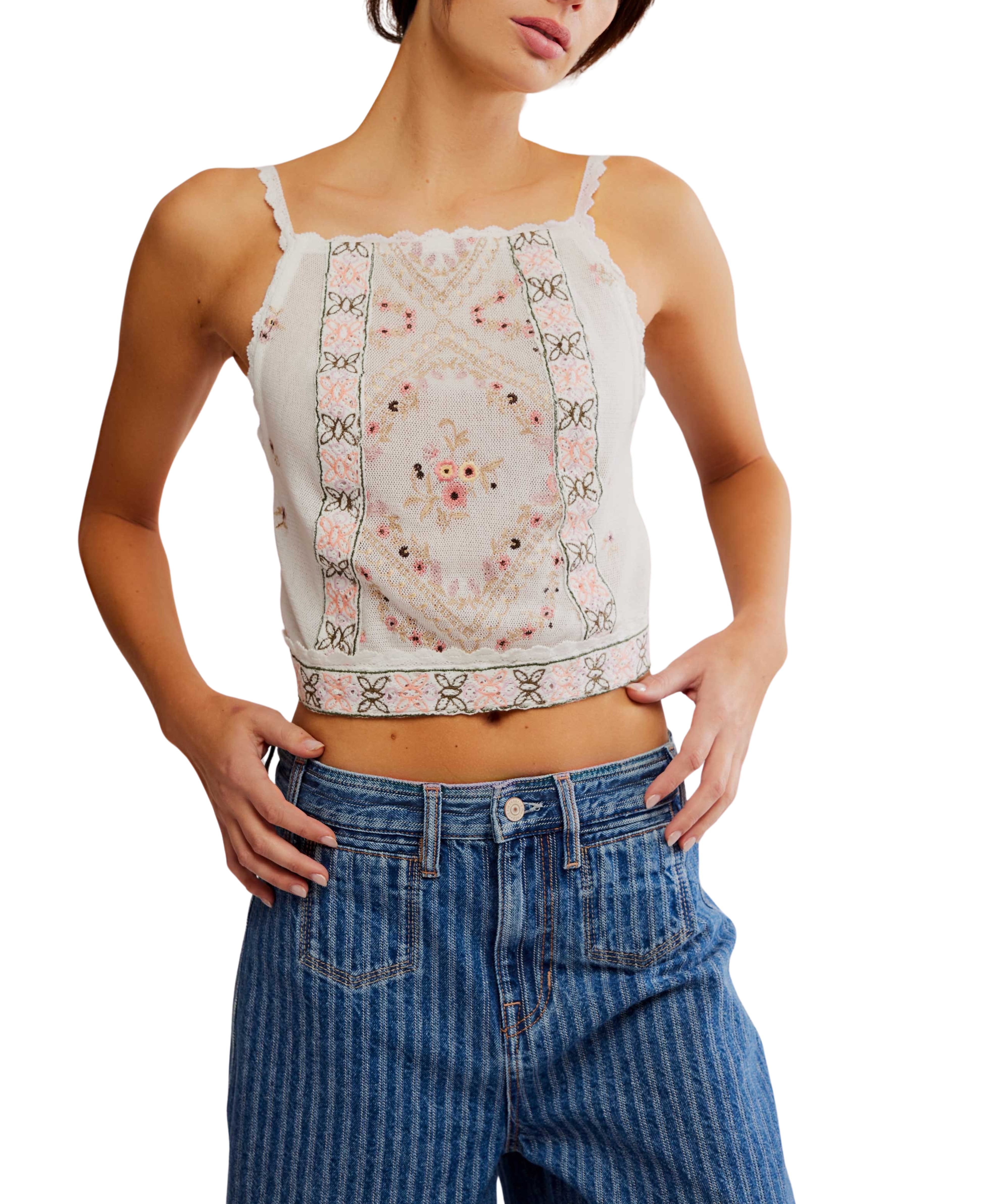 Garden Party Top (Ivory) - Free People