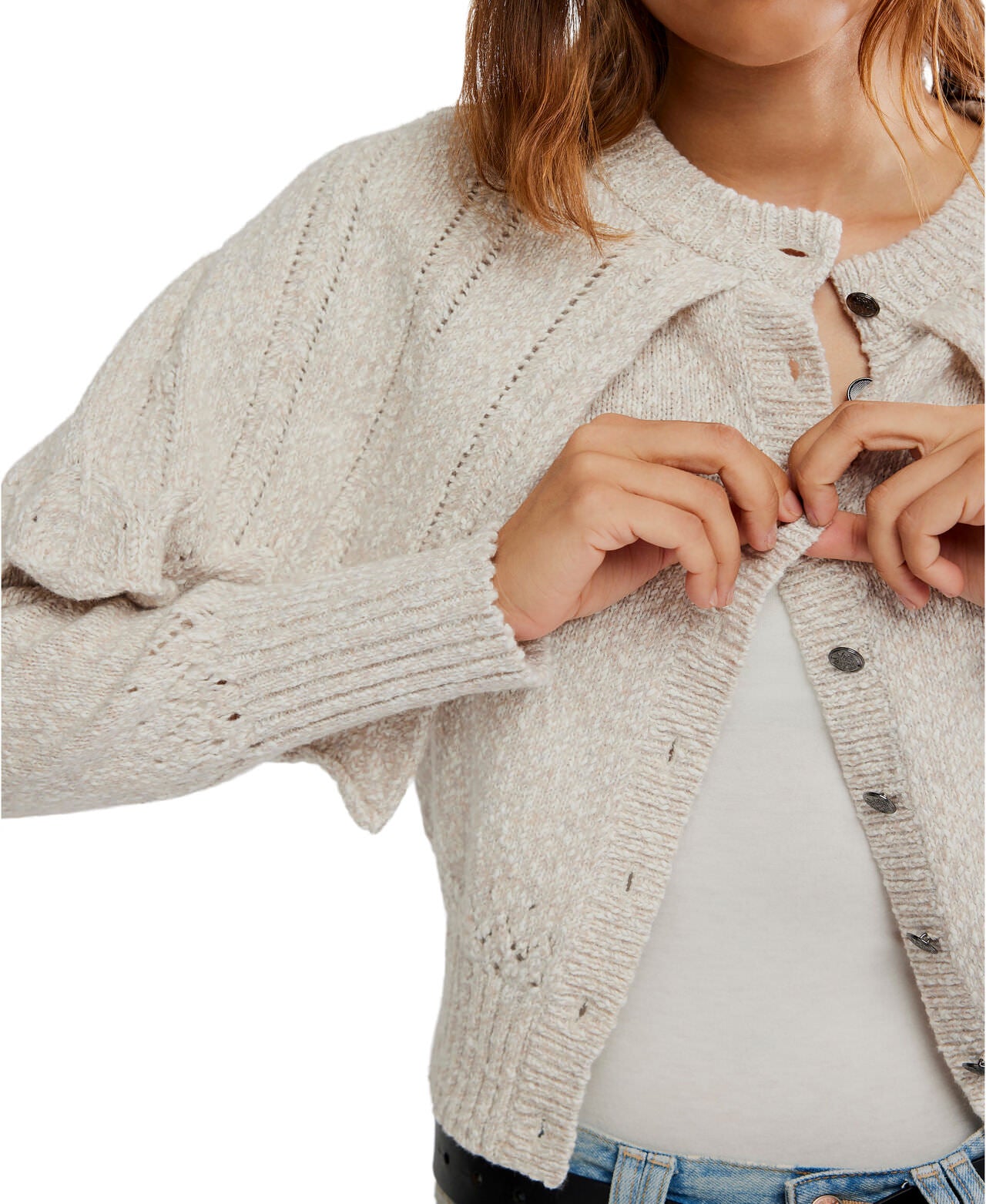 Bali Cape May Sweater - Natural Combo - Free People