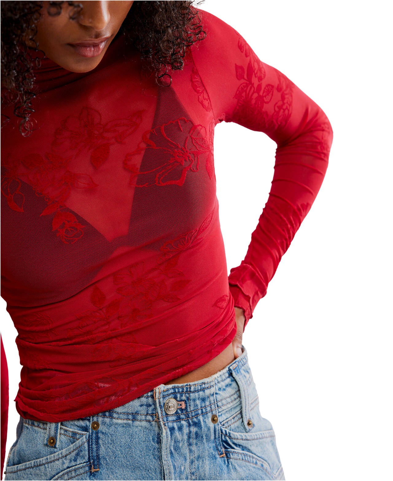 You Decide Long Sleeve - Deep Cherry - Free People