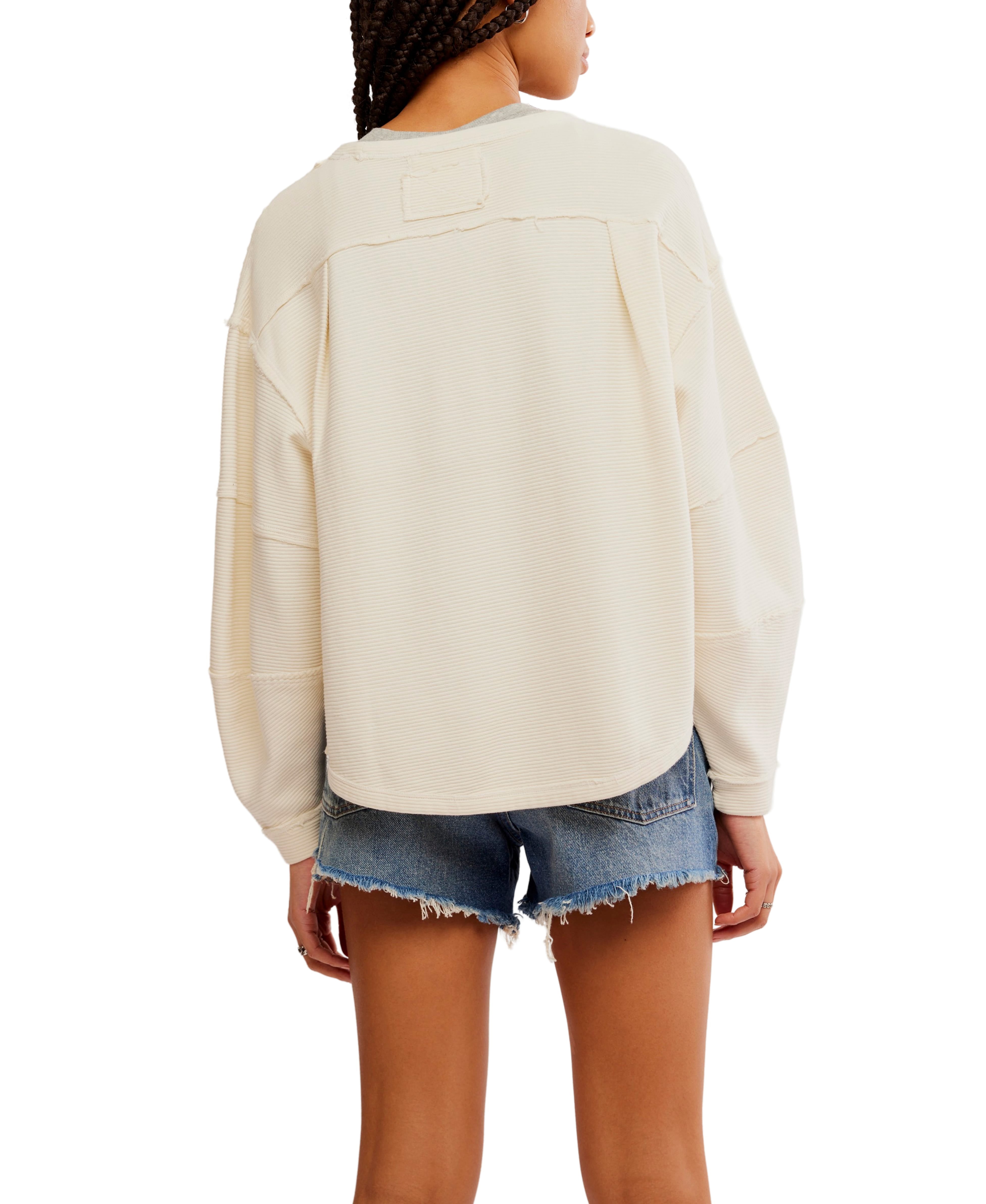 We The Free Total Eclipse Tee (Clean Ivory)- Free People