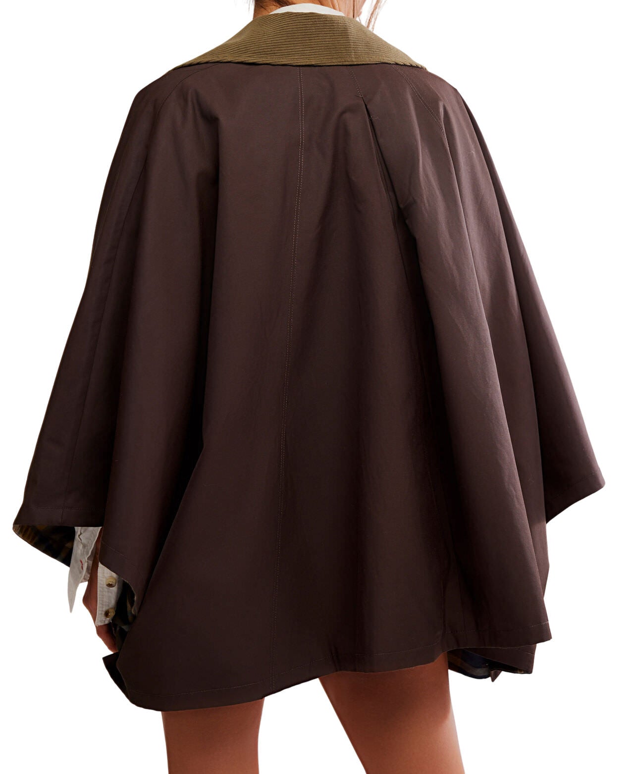 Bailey Cape Jacket - Italian Mocha - Free People