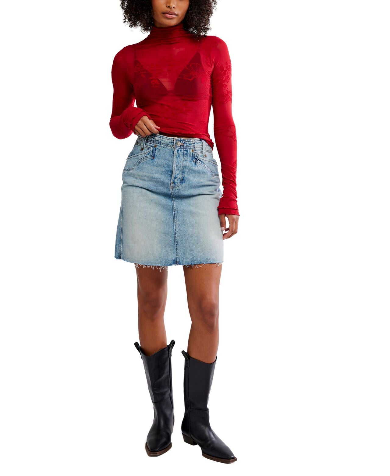 You Decide Long Sleeve - Deep Cherry - Free People