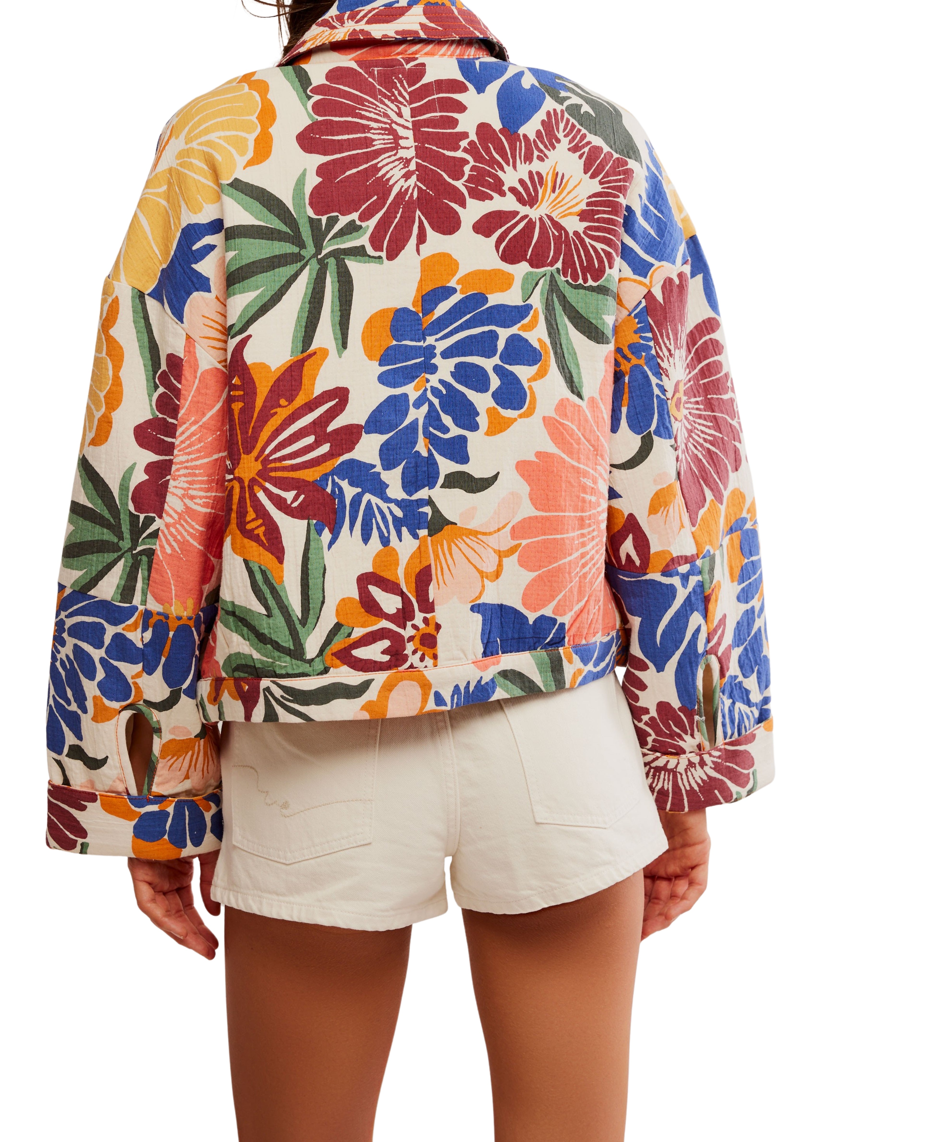 Soleil Beach Jacket - Tropical Combo - Free People