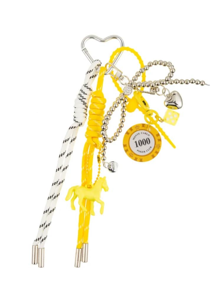 Bag Charm by Alex Max - Yellow