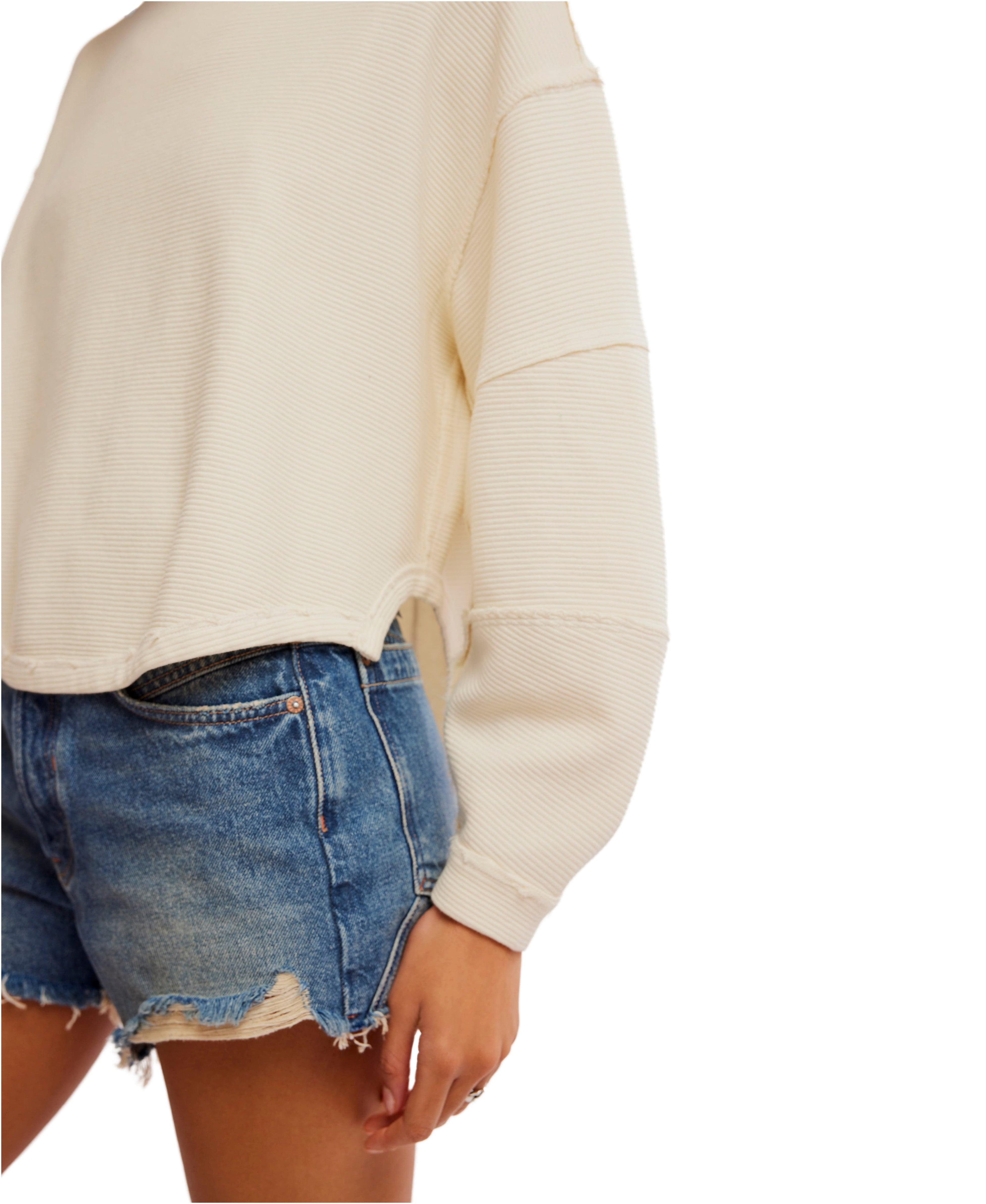 We The Free Total Eclipse Tee (Clean Ivory)- Free People