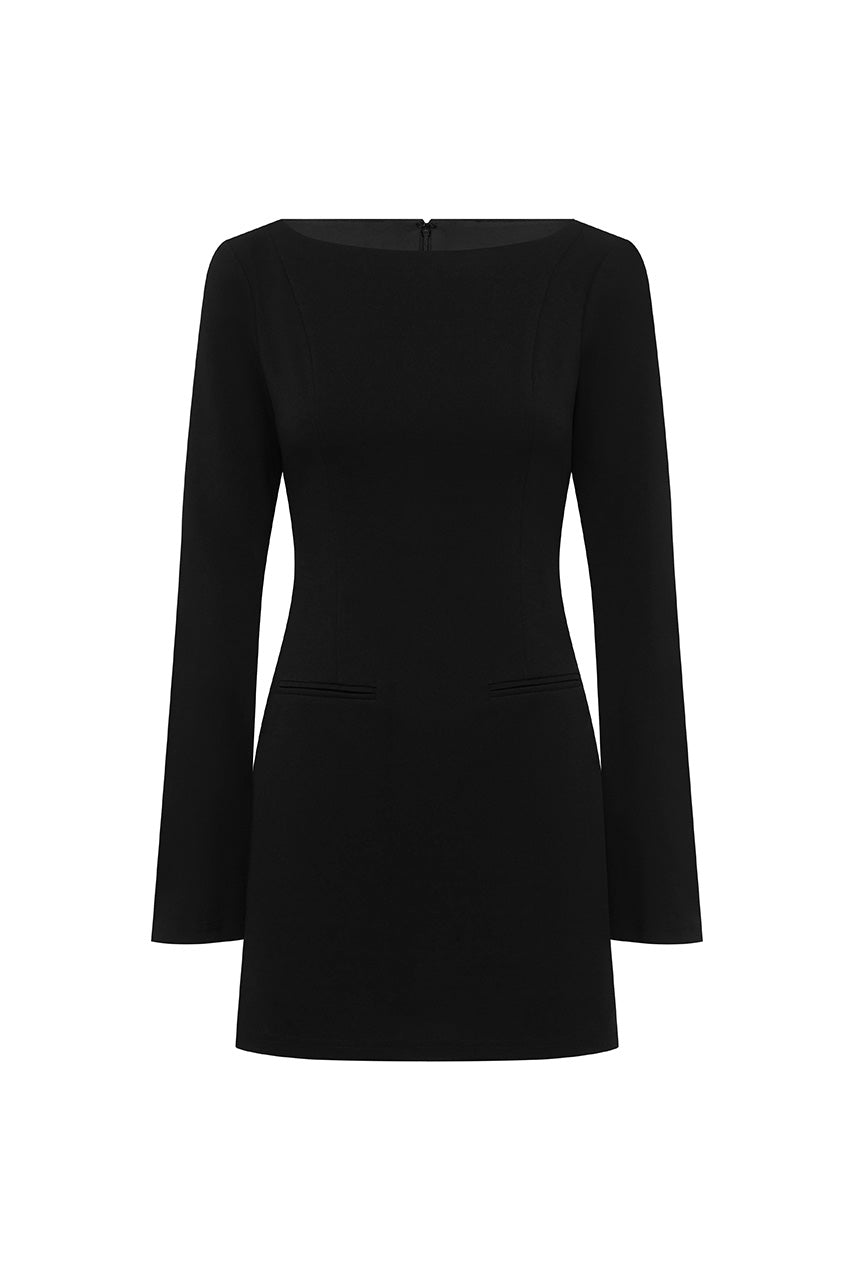 Dua Fitted Long Sleeve Mini Dress - Runaway the Label