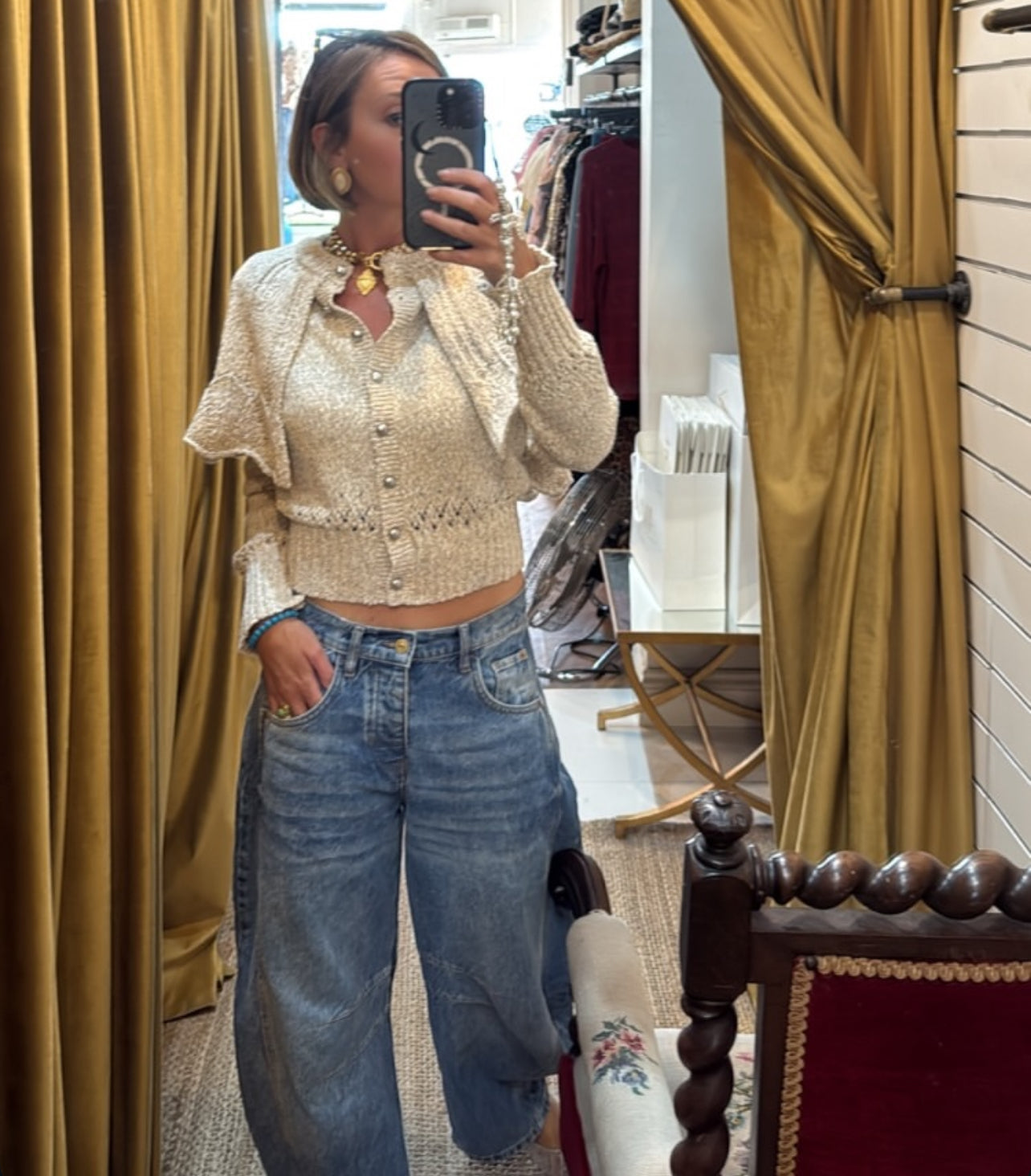 Bali Cape May Sweater - Natural Combo - Free People