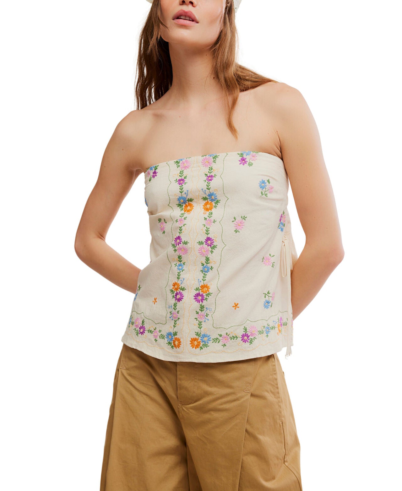 Free People Doily Days Tube Top