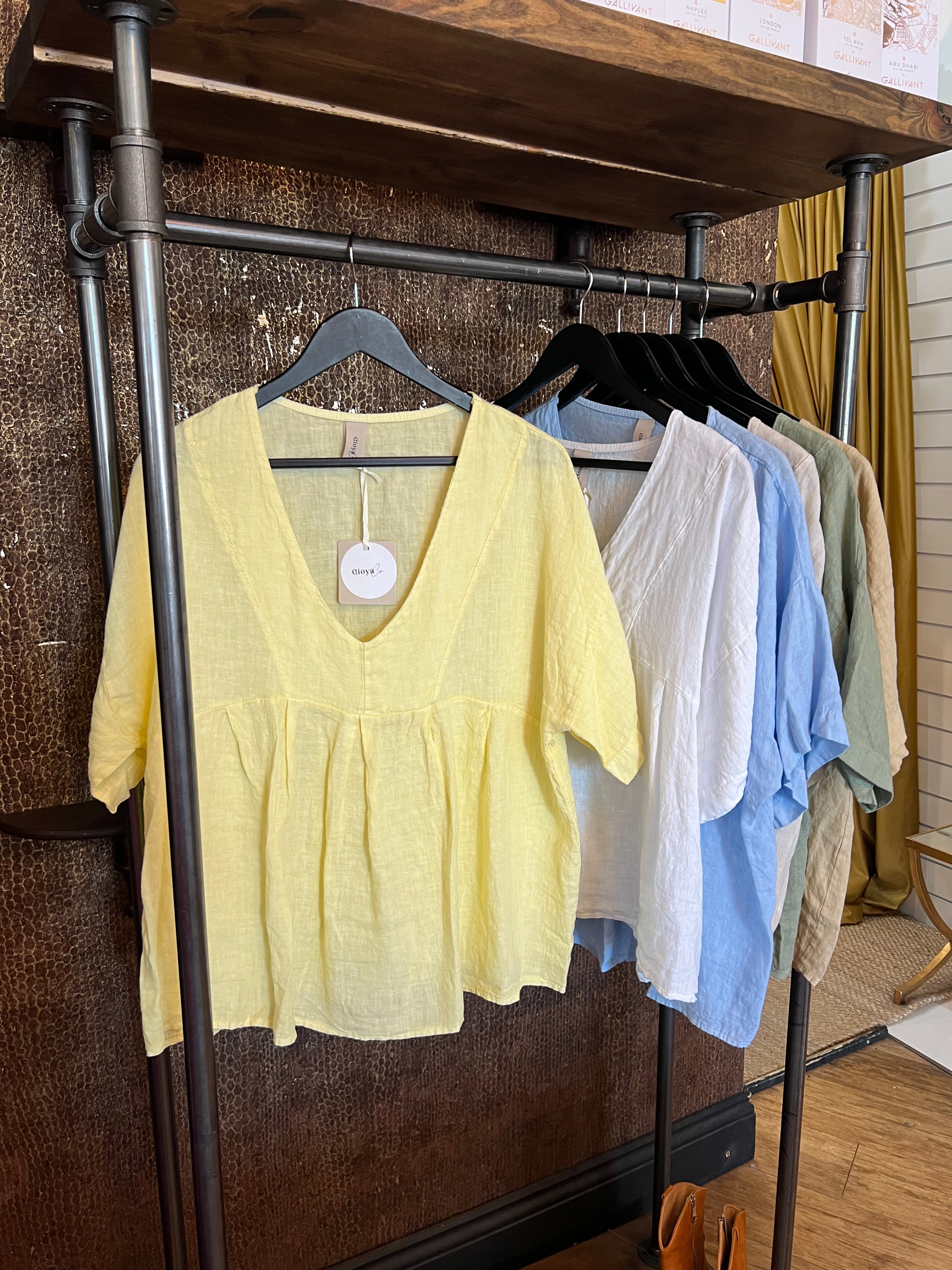 Penelope Linen Blouse