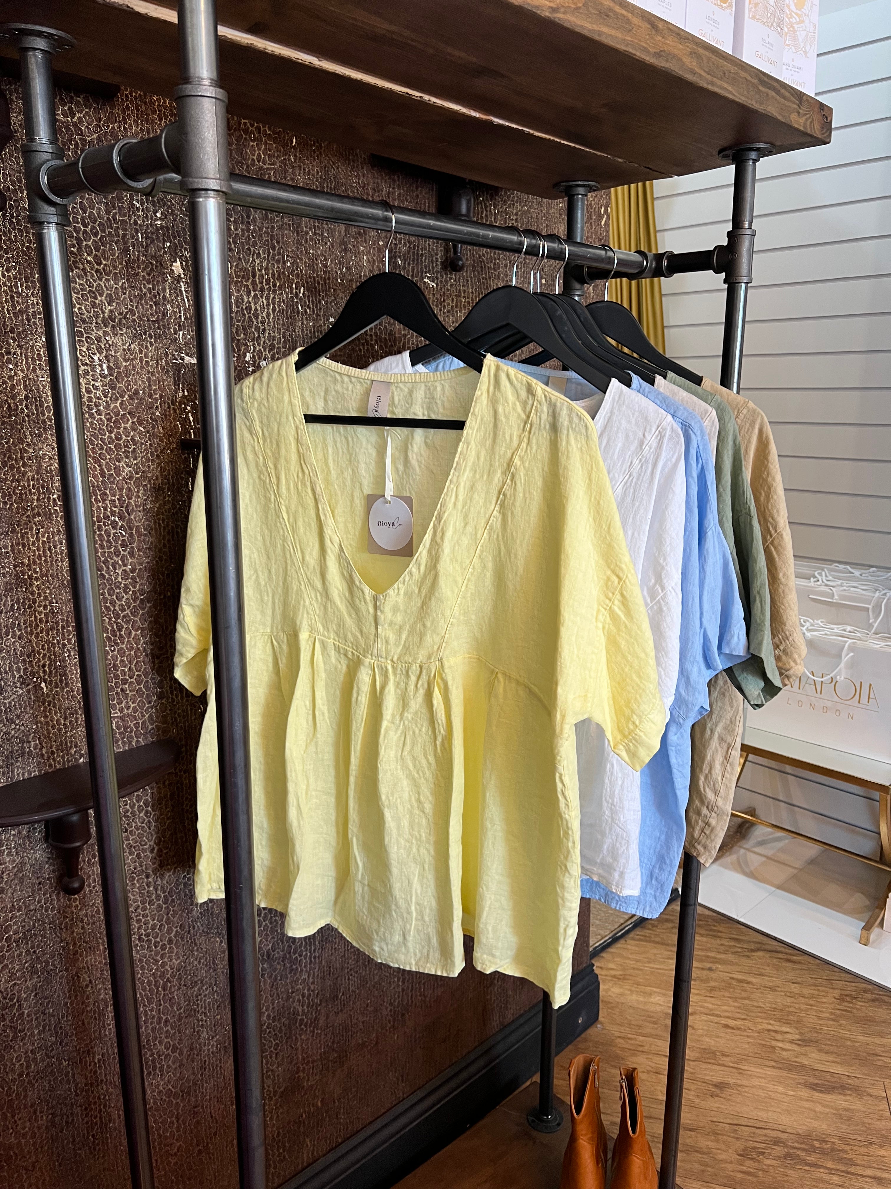 Penelope Linen Blouse