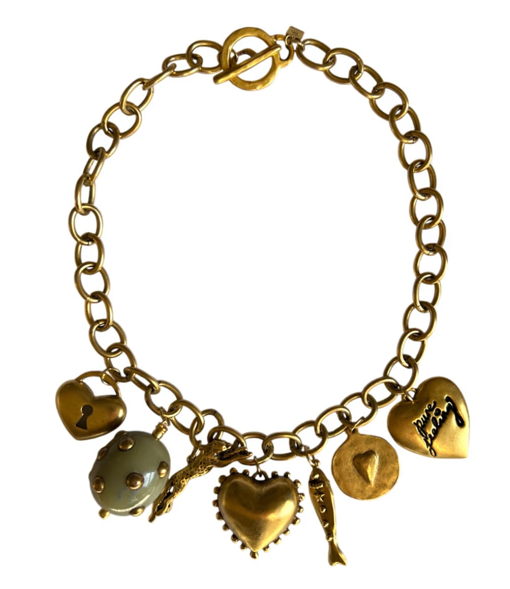 Marlowe Chunky Charm Necklace