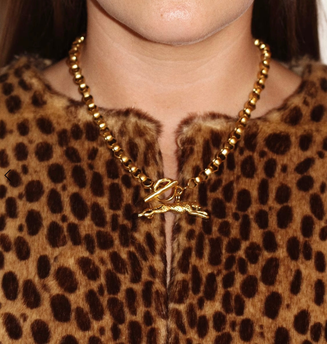 Roxy Cheetah Necklace
