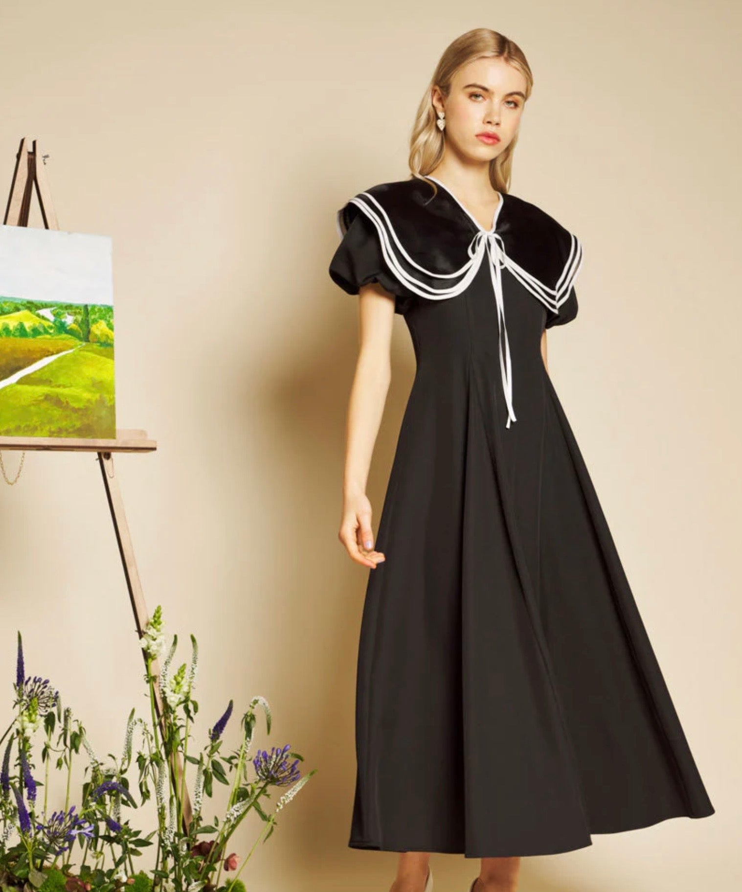 Sister Jane Primrose Collar Midi Dress