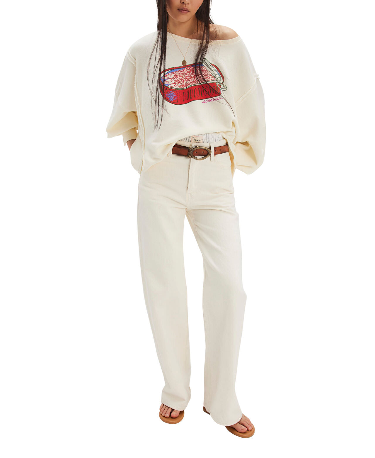 Free People Camden Graphic Pullover