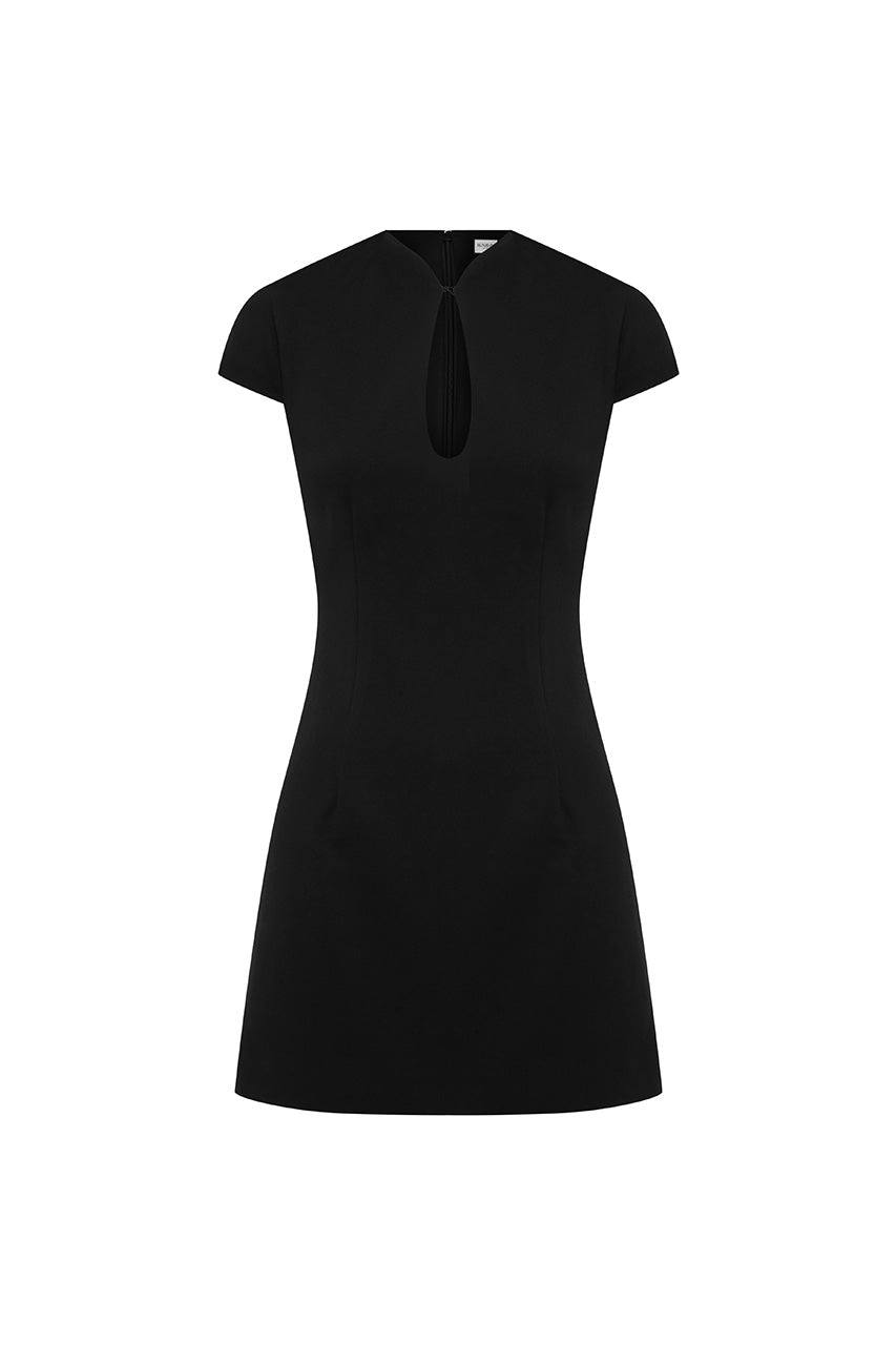 Vieno Keyhole Fitted Mini Dress - Runaway the Label