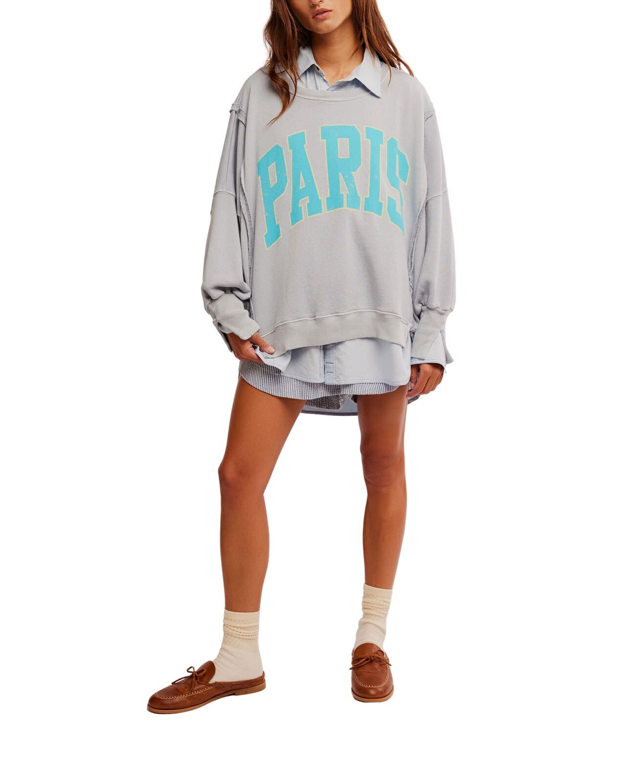 We The Free Graphic Camden Pullover - Free People
