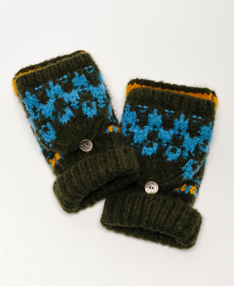 First Frost Fairisle Gloves - FREE PEOPLE