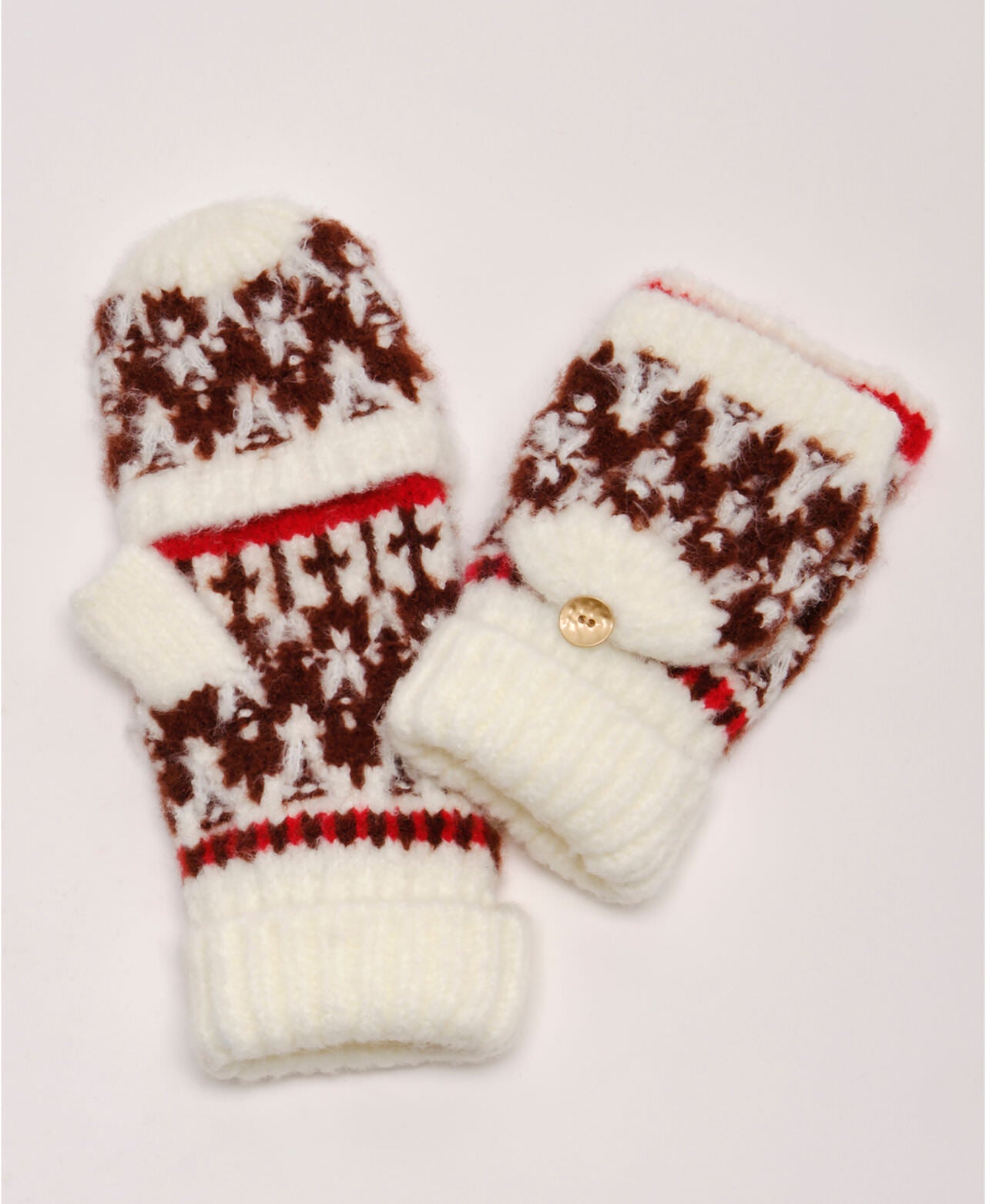 First Frost Fairisle Gloves - FREE PEOPLE