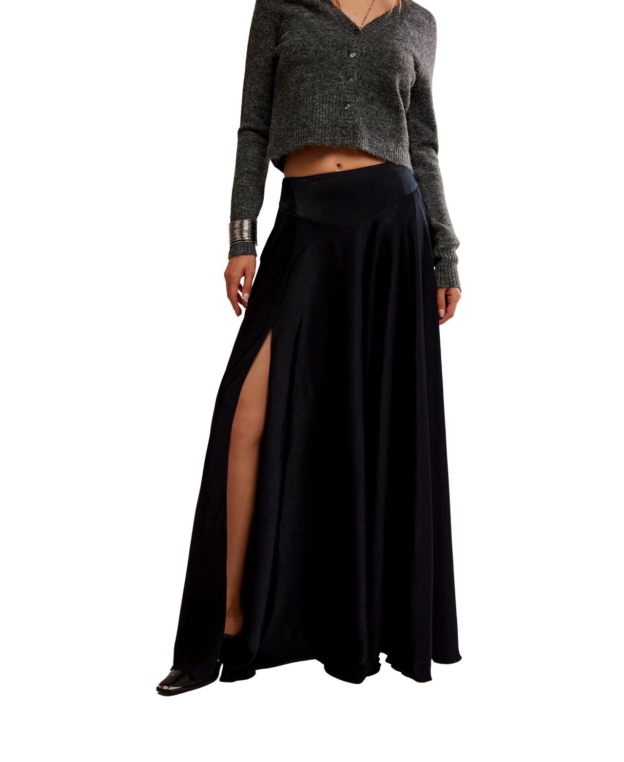 Chilco Maxi Skirt - Black - Free People