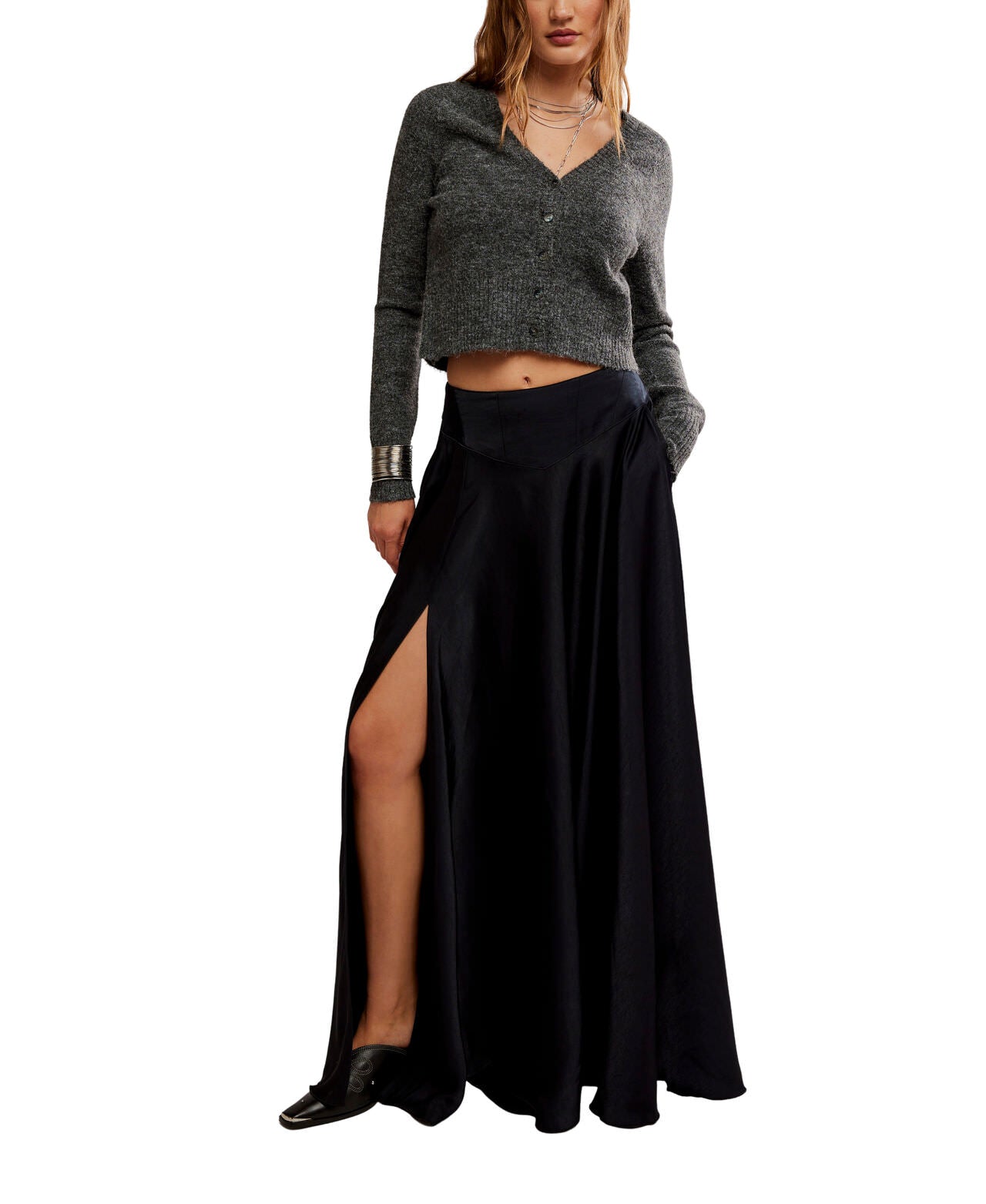 Chilco Maxi Skirt - Black - Free People
