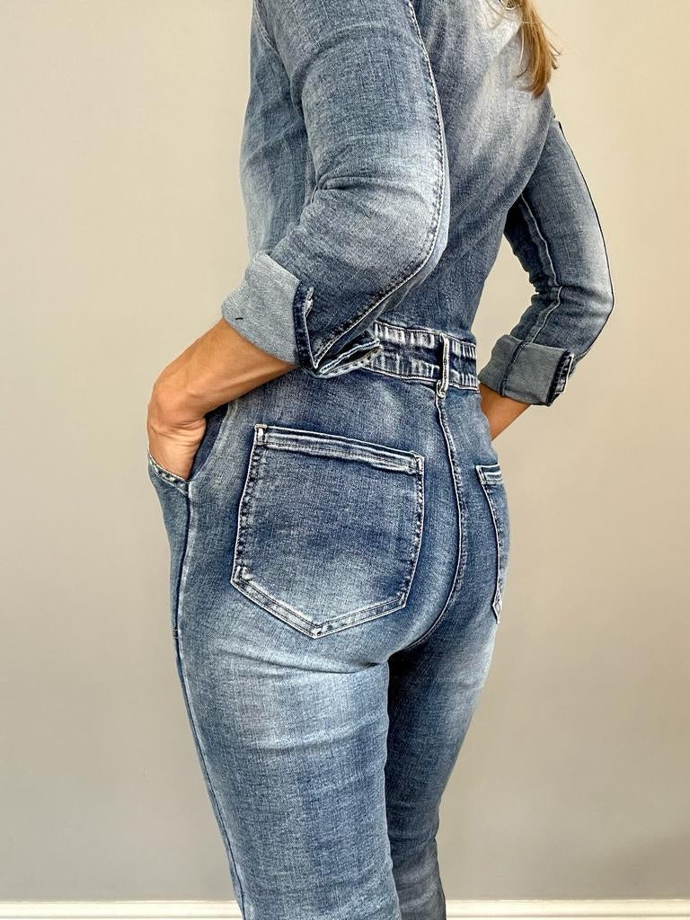 Combi Denim Jumpsuit