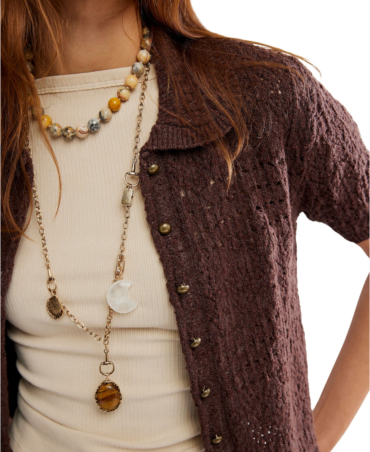Daylight Cardigan - French Chocolate - Free people