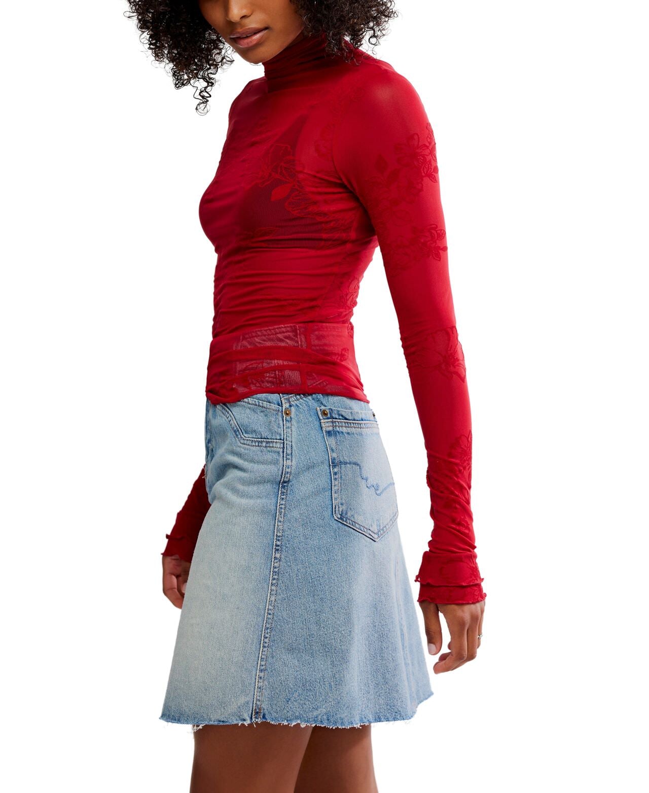 You Decide Long Sleeve - Deep Cherry - Free People