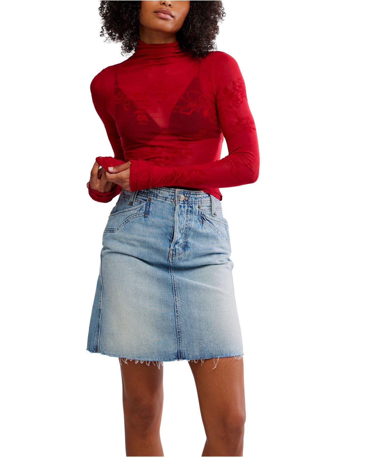 You Decide Long Sleeve - Deep Cherry - Free People