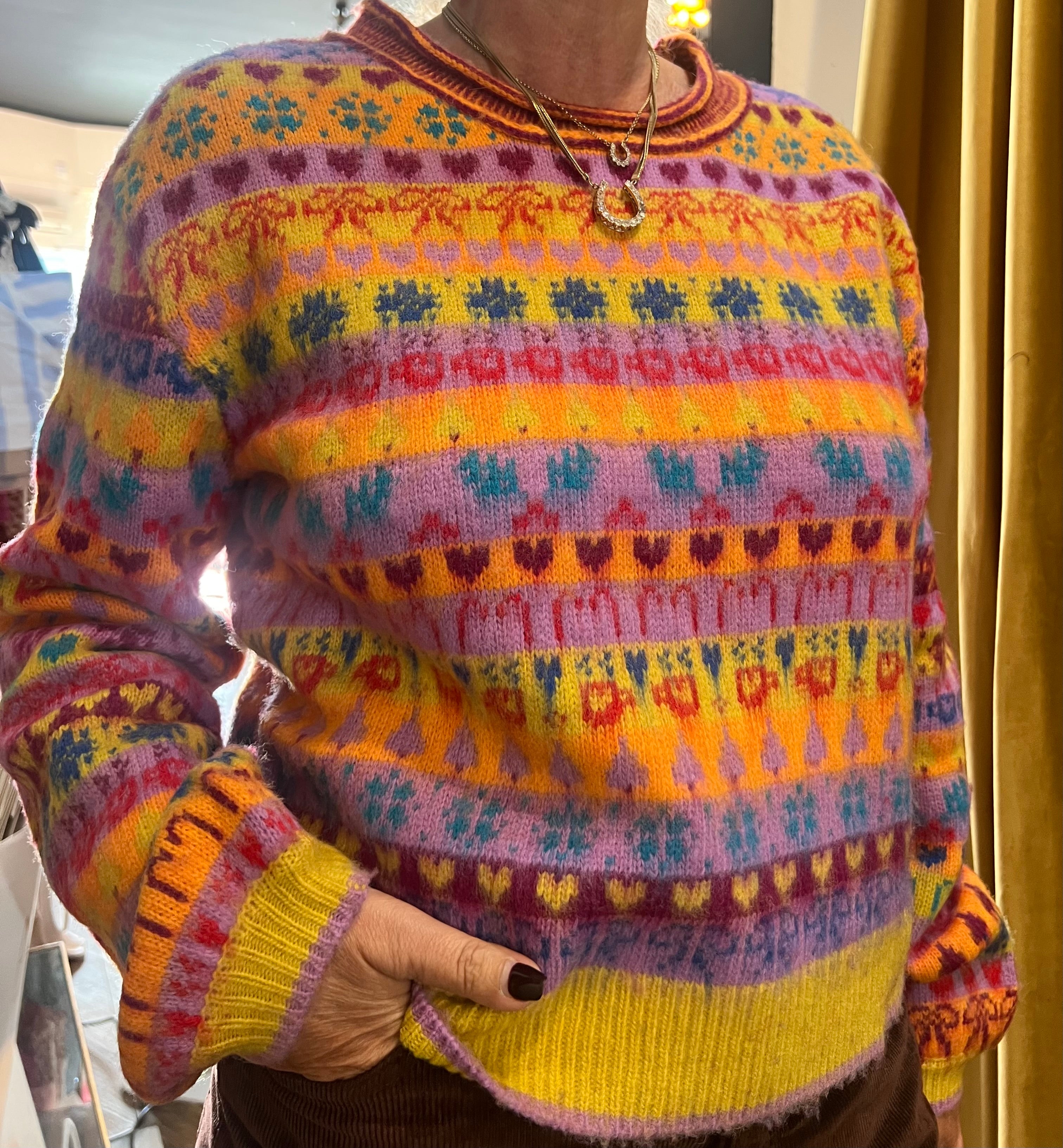 Favourite Things Sweater - Bright Confetti Combo - Free People