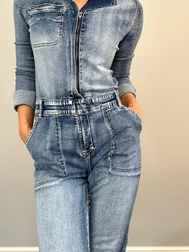 Combi Denim Jumpsuit