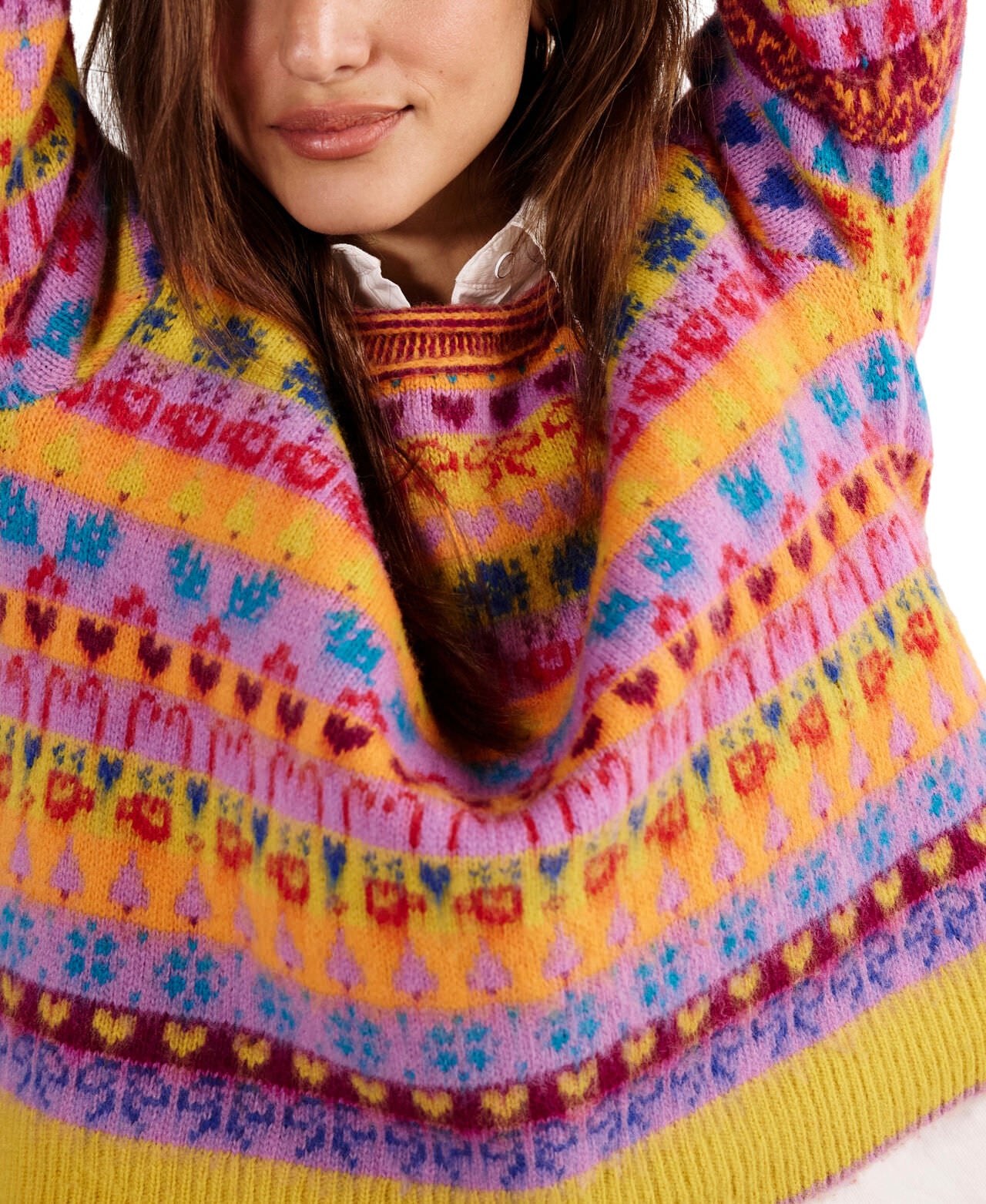 Favourite Things Sweater - Bright Confetti Combo - Free People