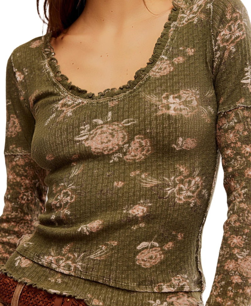 Free People Clover Printed Thermal