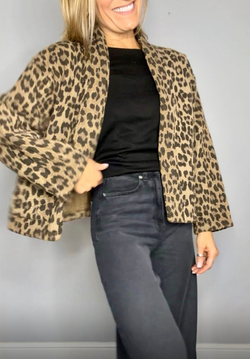 Antonella Jacket Leopard Print