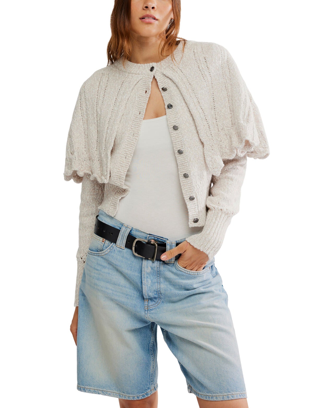Bali Cape May Sweater - Natural Combo - Free People
