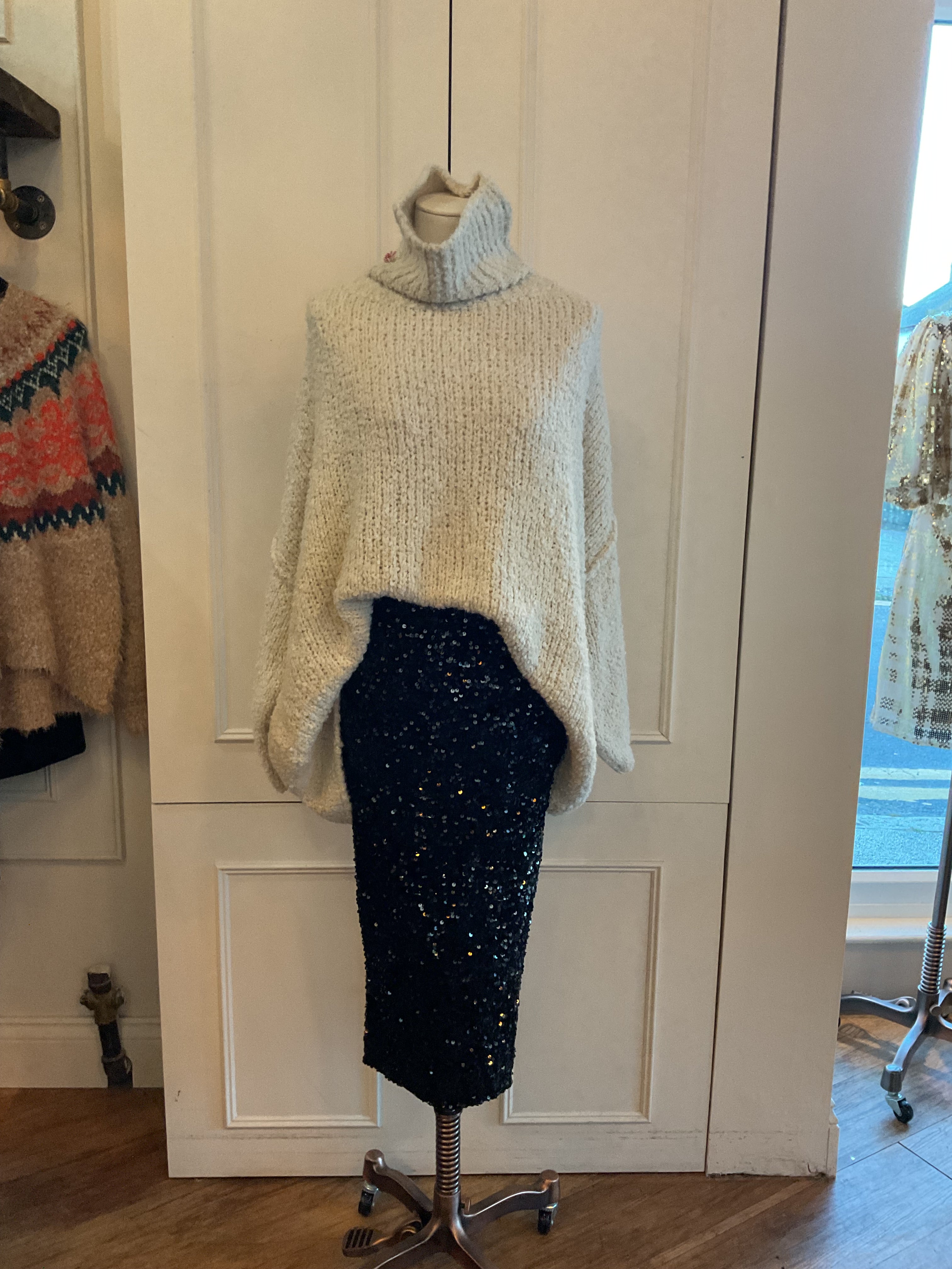 Limited Edition Sequin Pencil Skirt