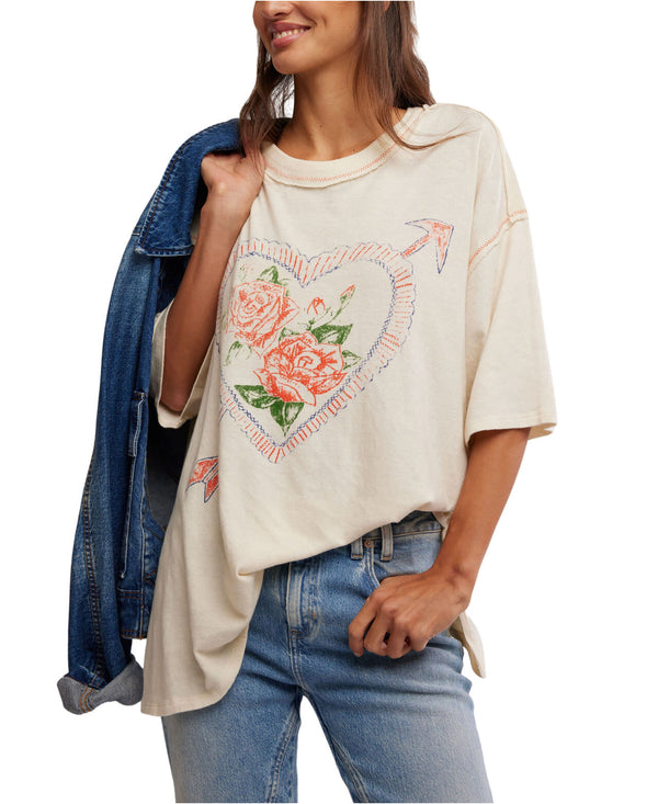 Love Rose Tee - Free People