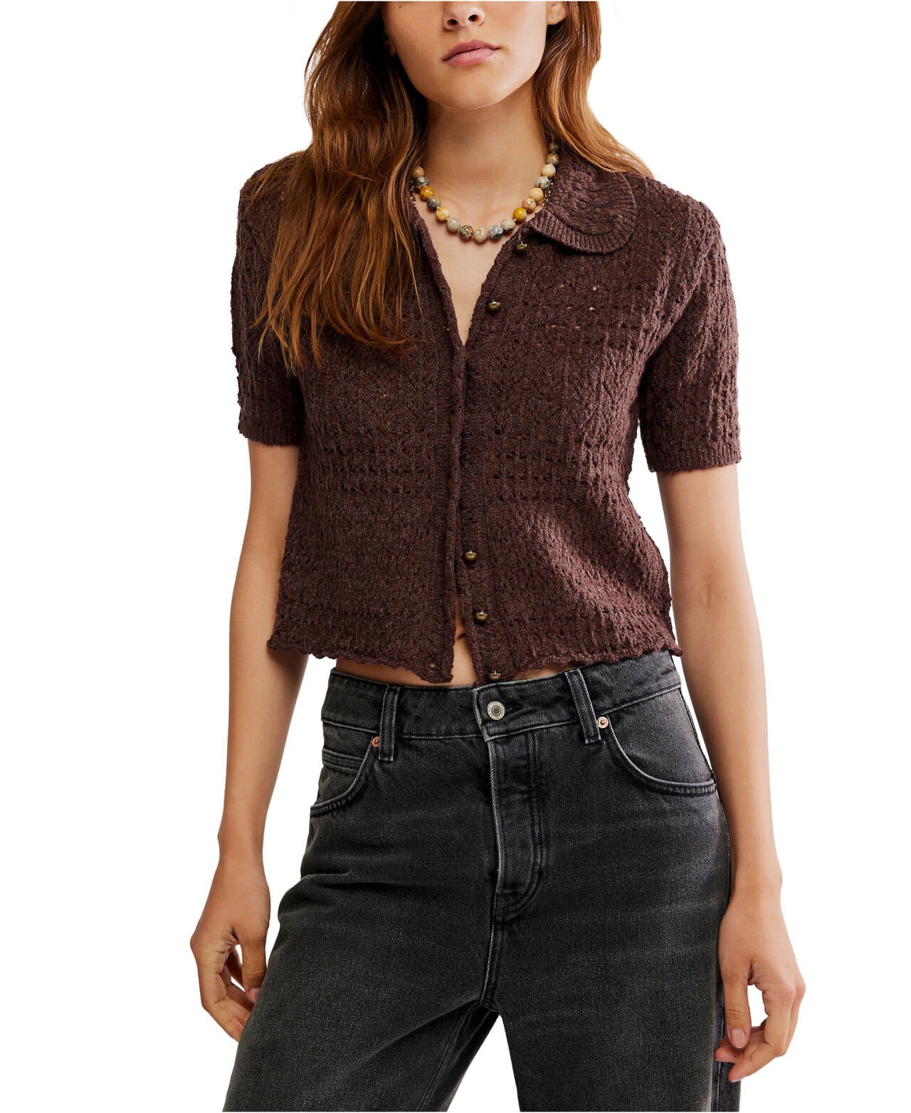 Daylight Cardigan - French Chocolate - Free people