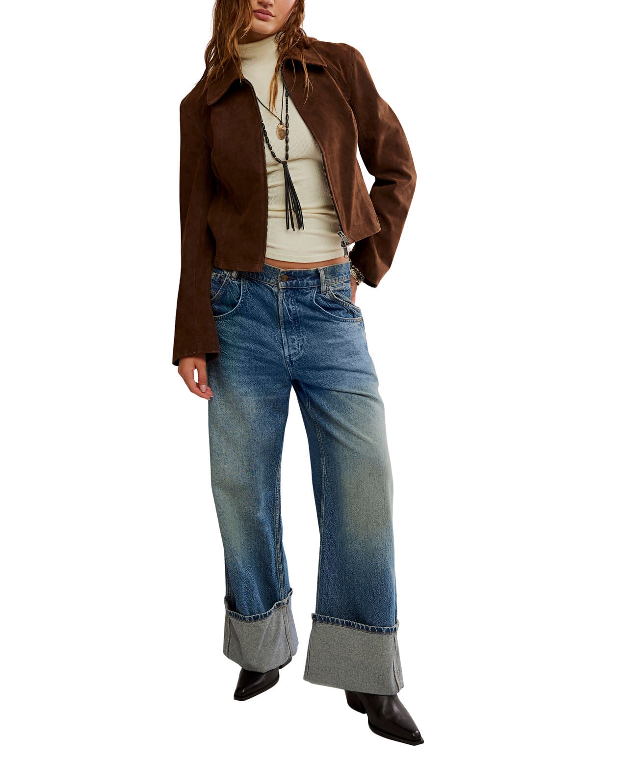 River Vegan Jacket - Double Espresso - Free People