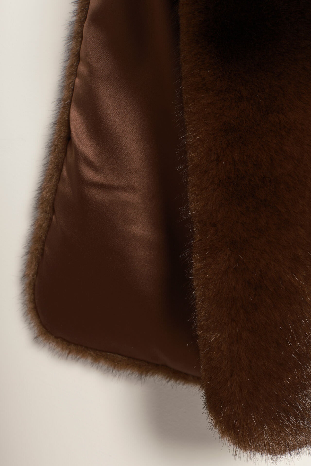 Snow Angel Faux Fur Scarf - Espresso - Free People