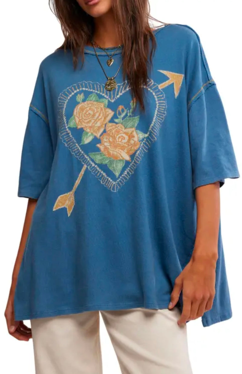 Love Rose Tee Free People