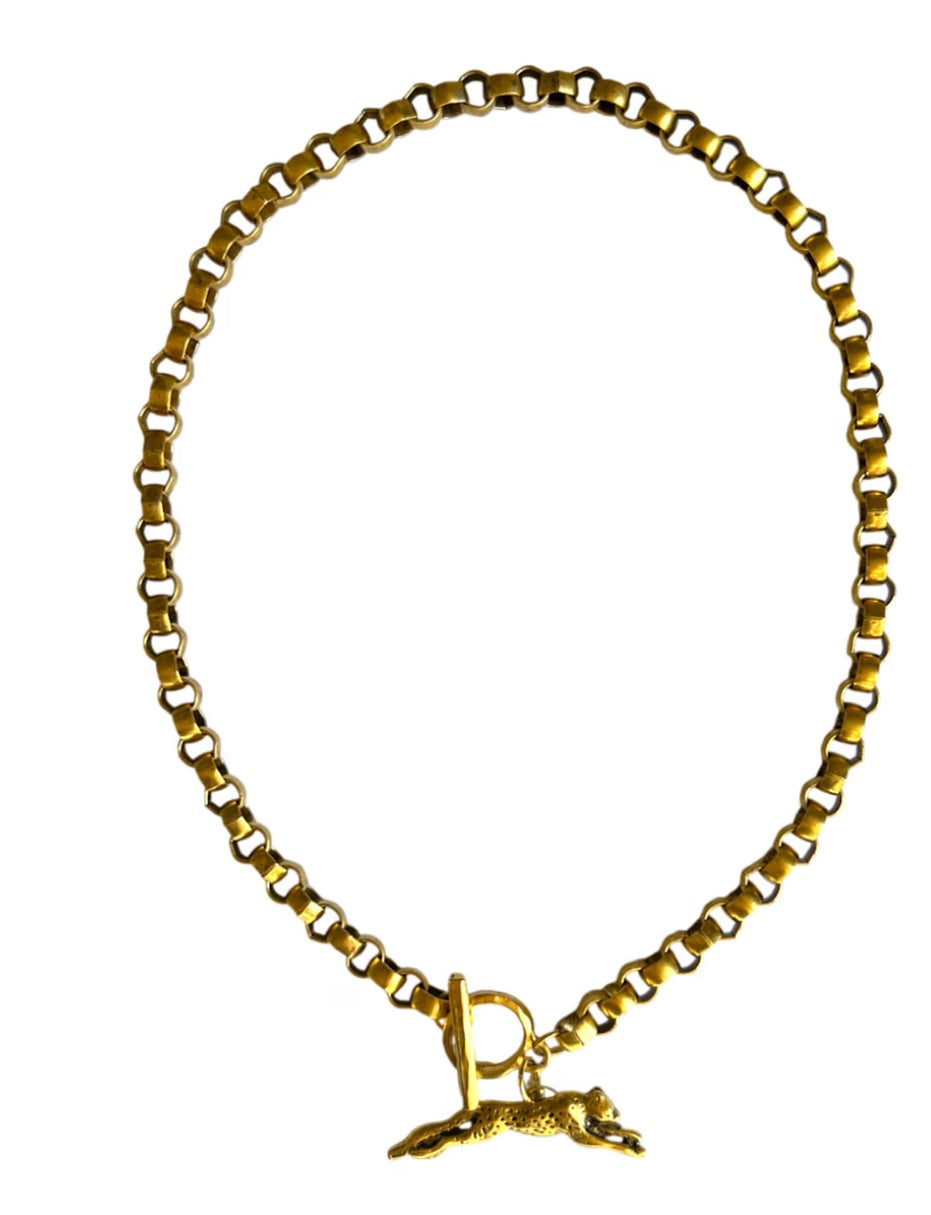 Roxy Cheetah Necklace