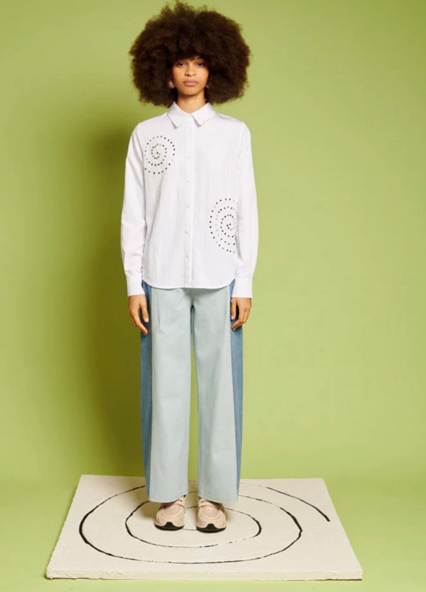 Ghospell Brigid Stud Shirt