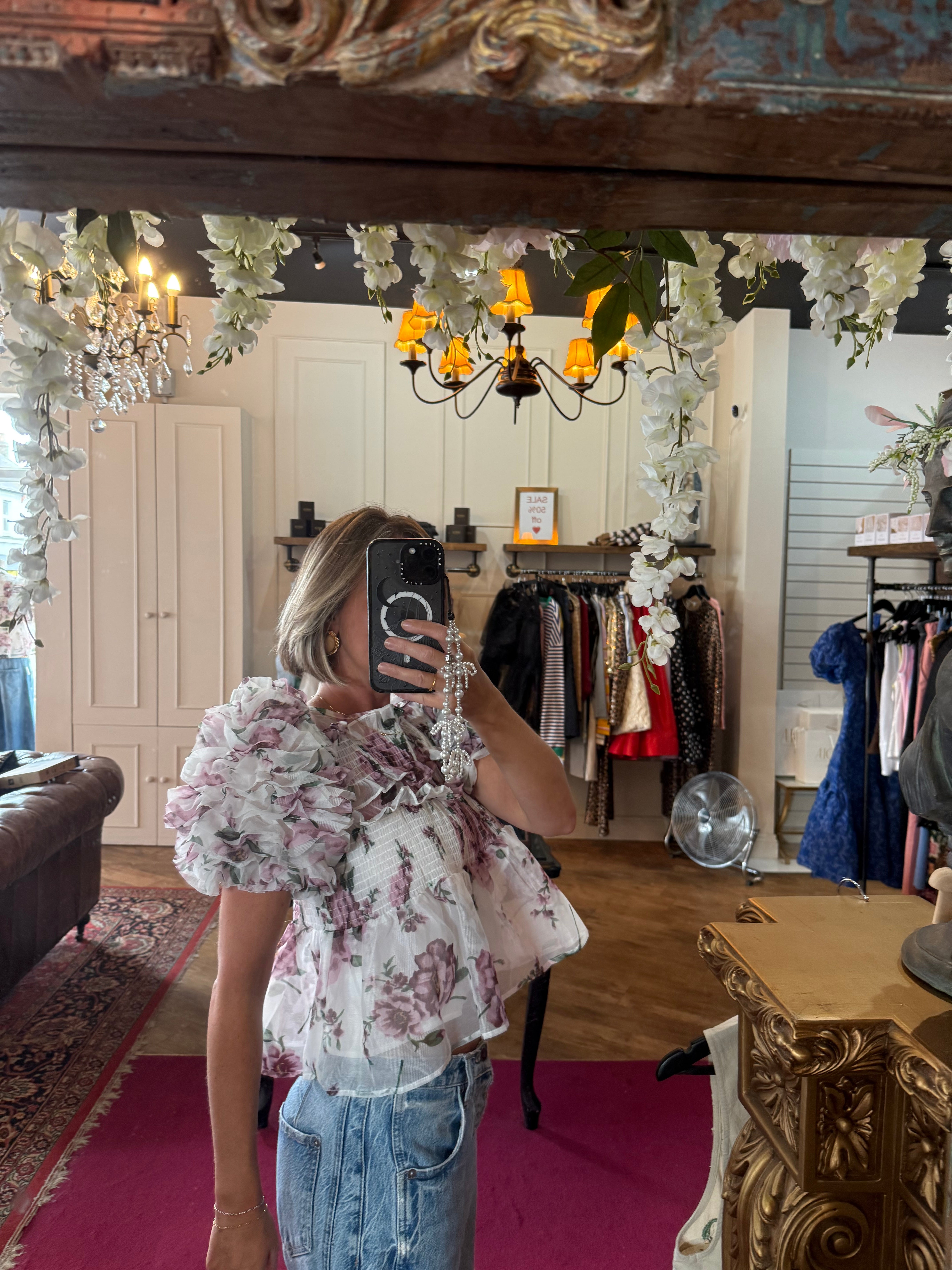 Dream Alma Floral Ruffles Top - Sister Jane