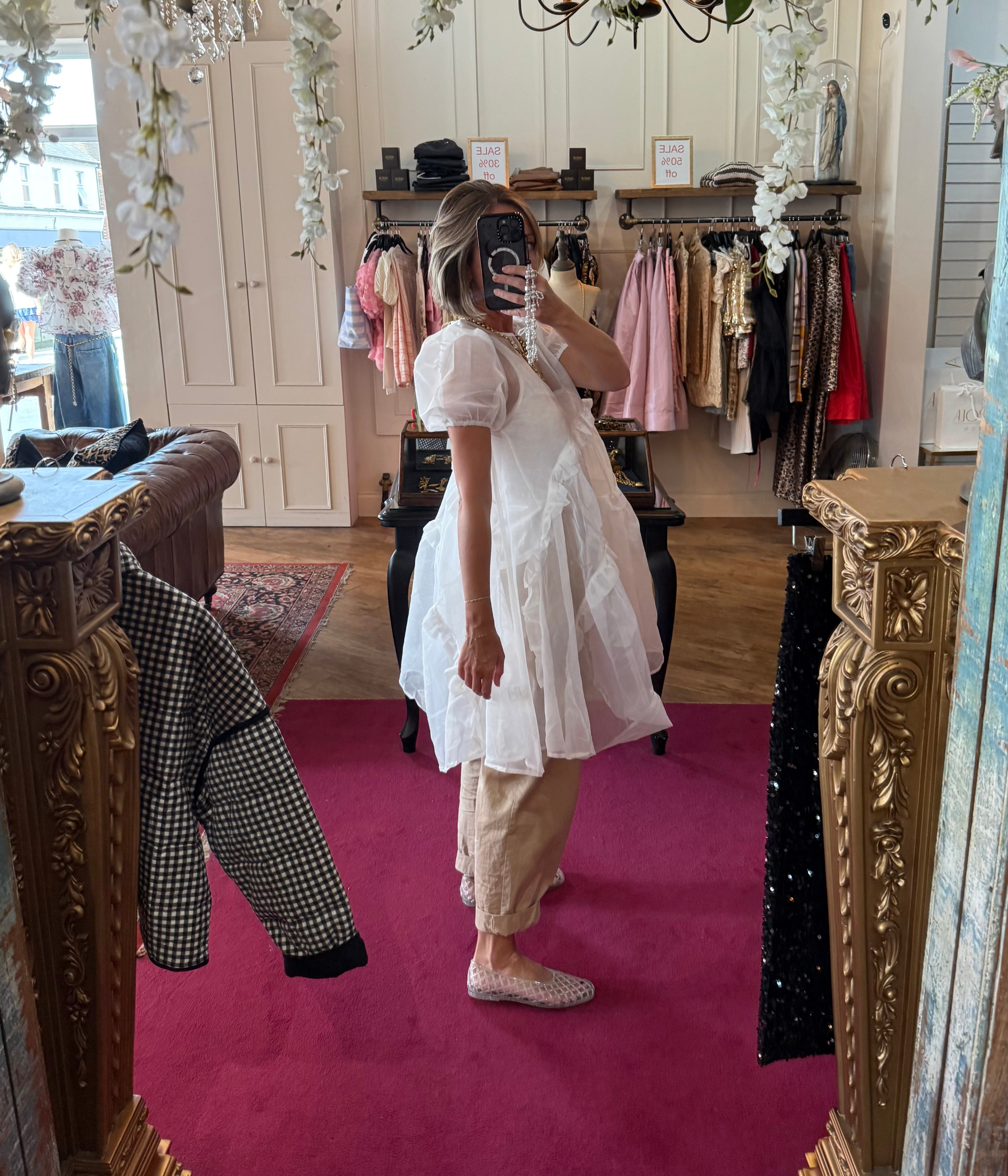 Ghospell Lennie Sheer Dress